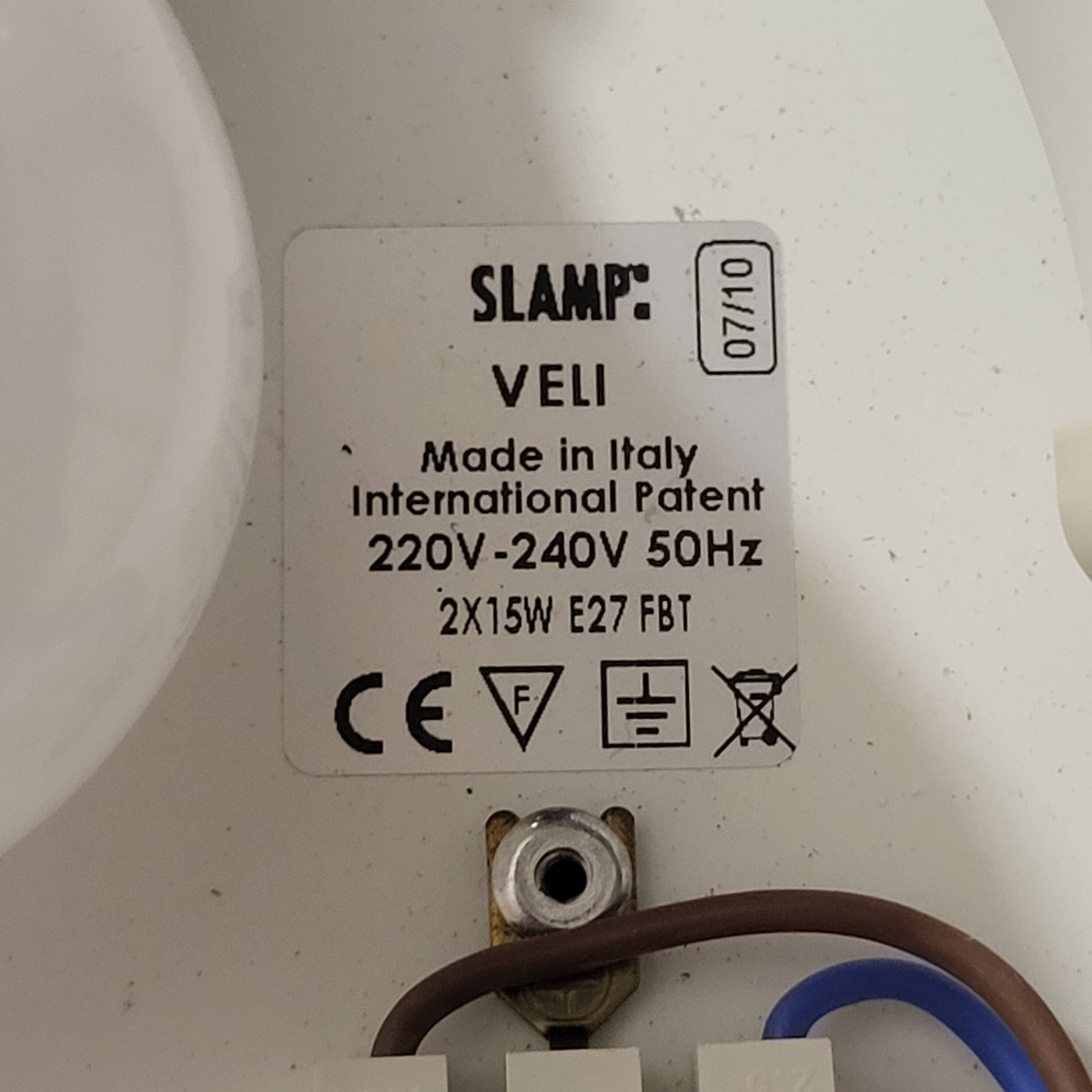 Slamp Veli wall and ceiling light, Italian design, Italian design