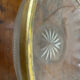 Antique crystal salad bowl