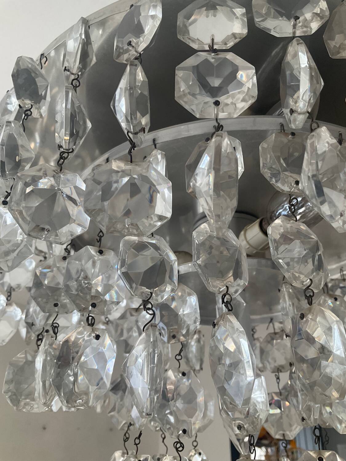 70s Tassel Cascade Chandelier