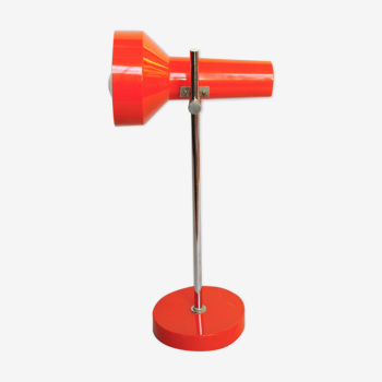 Orange OMI desk lamp dating back to the 1970s