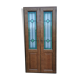 Portes en chêne avec vitraux