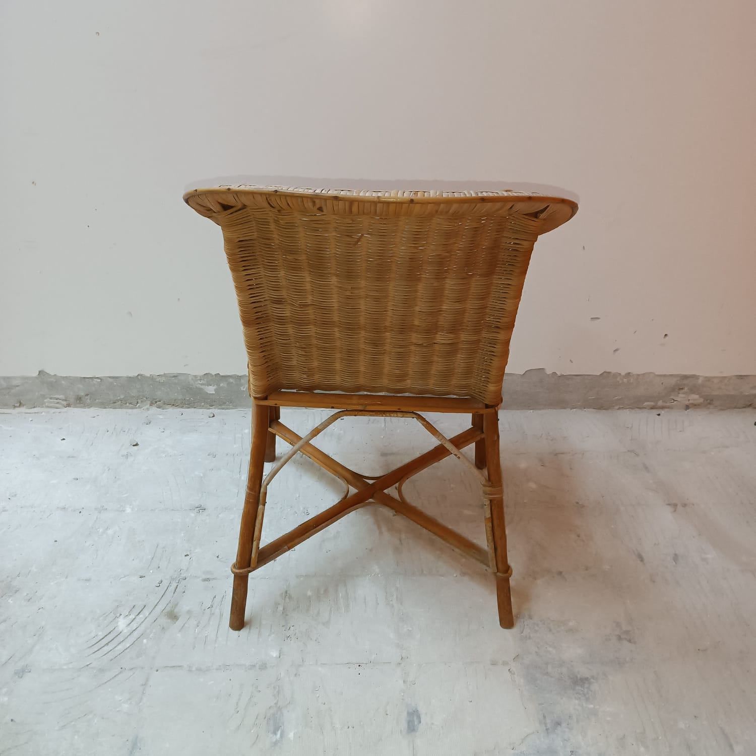 2 rattan armchairs for children