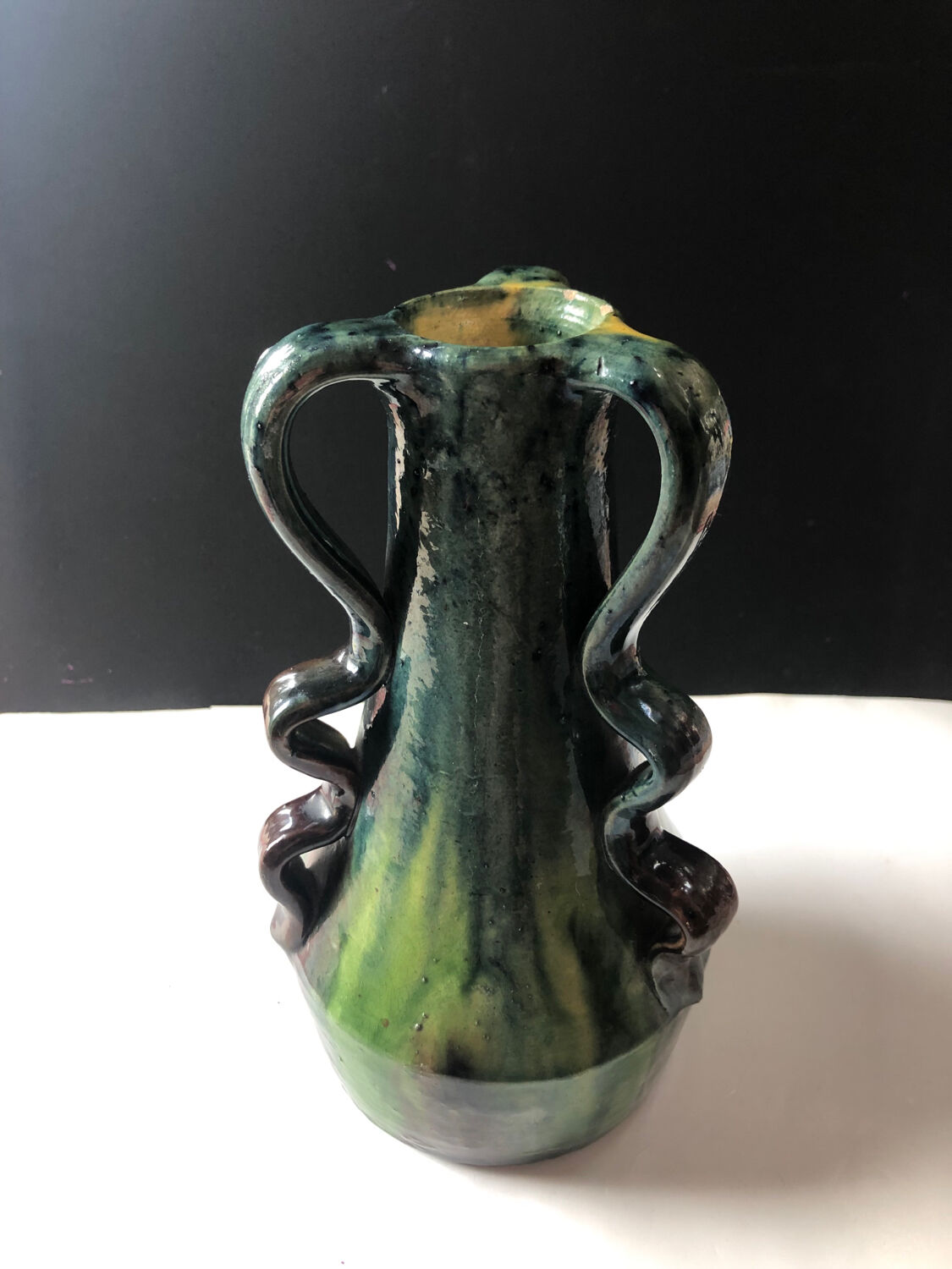 Thulin earthenware vase