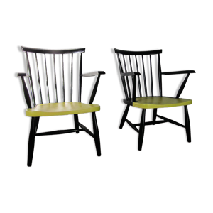 2 fauteuils style Tapiovaara, - ekstrom