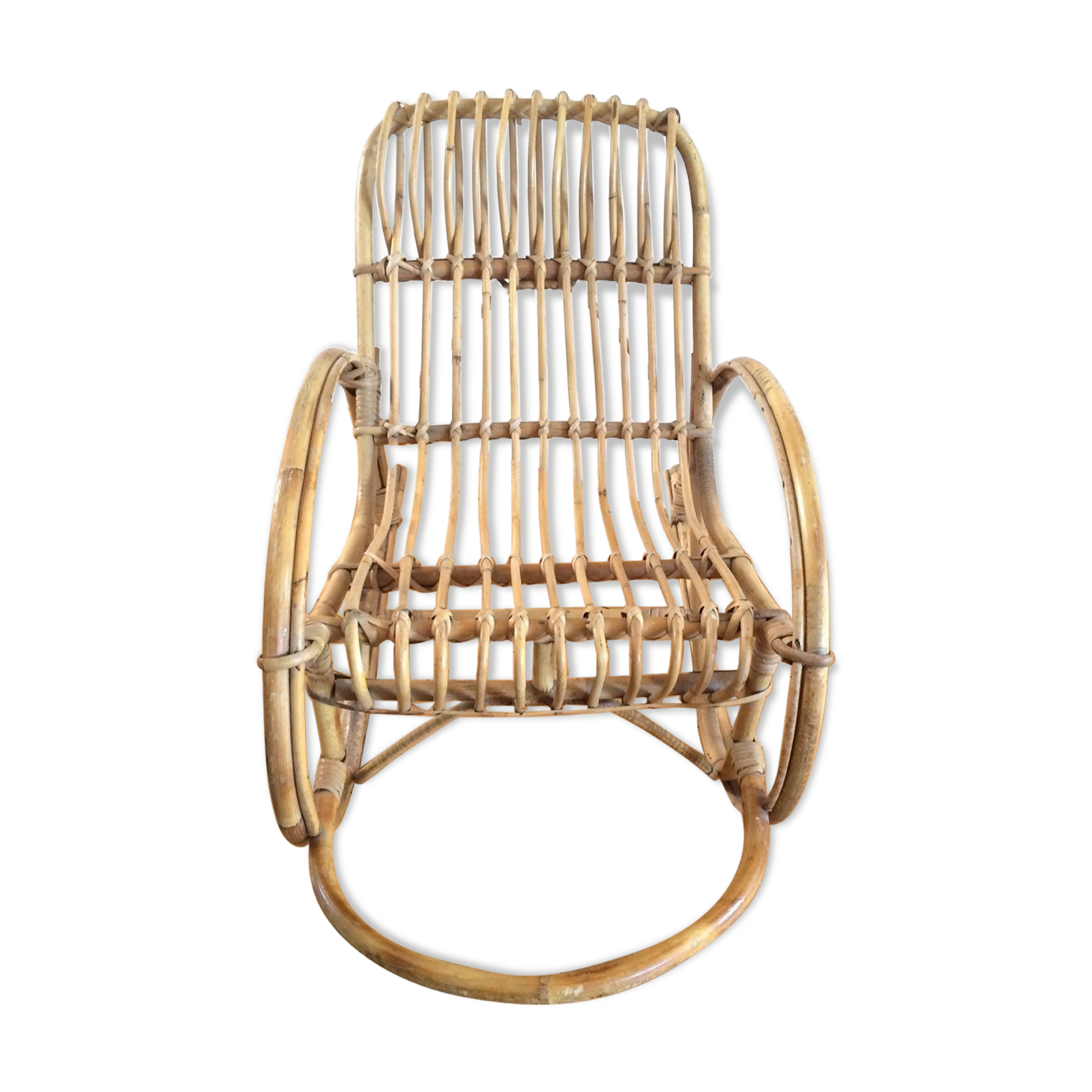 Rattan rocking chair
