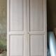 Double antique wooden doors