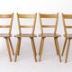 Set of 8 Vintage Tübingen Dining Chairs Schäfer Germany 1960s Mid Century