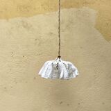 Baladeuse tissu, verre, laiton, câble 3m