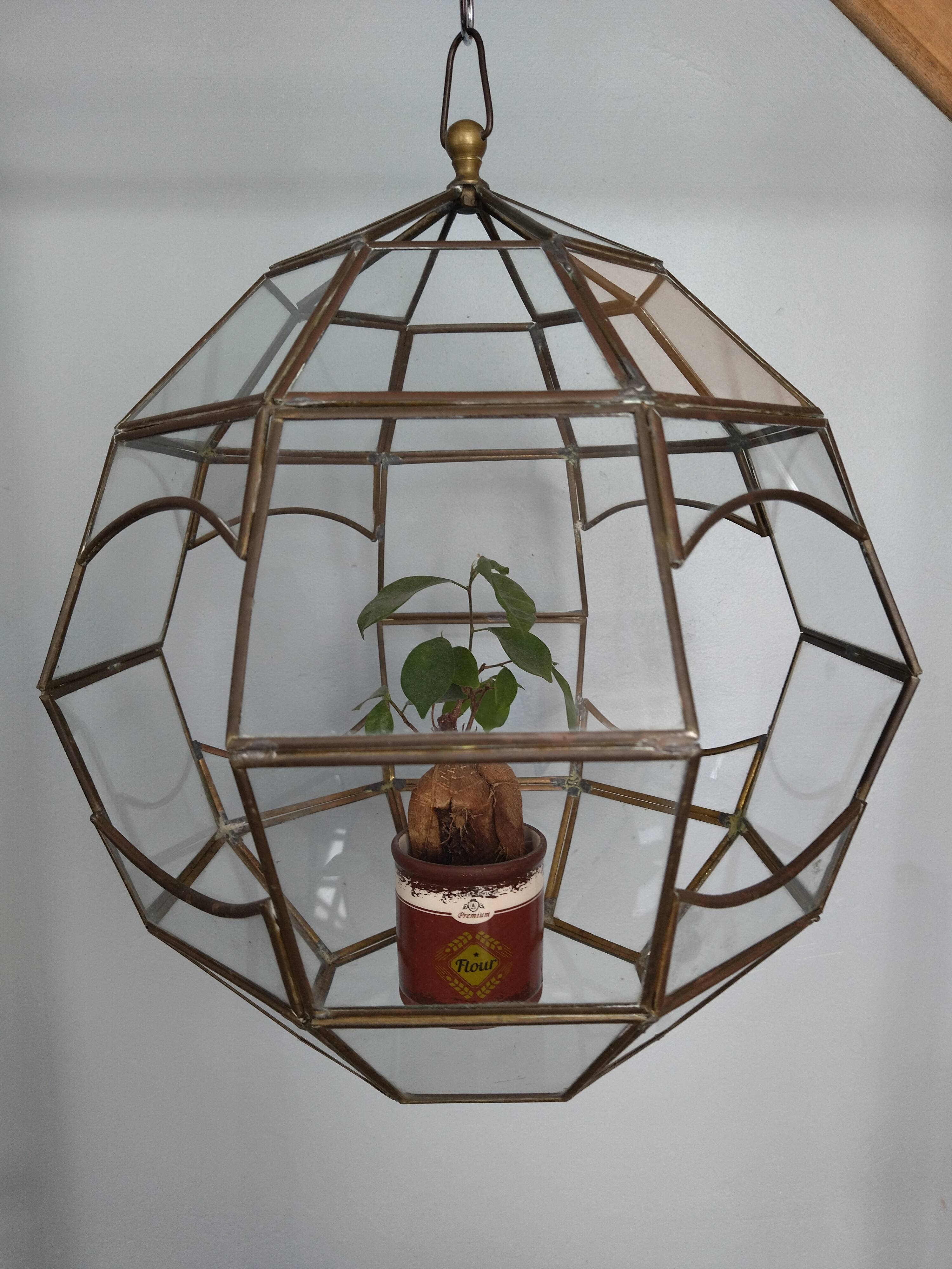 Vintage round canopy with its hook