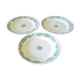 Lot de 3 assiettes Robert Charbonnier de Longchamp