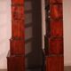 pair of Globe Wernicke London 'waterfall' bookcases in mahogany circa