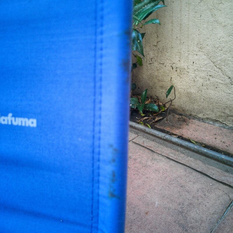 Pair of folding armchairs from plage lafuma