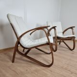 Pair of restored armchairs by Jan Vanek