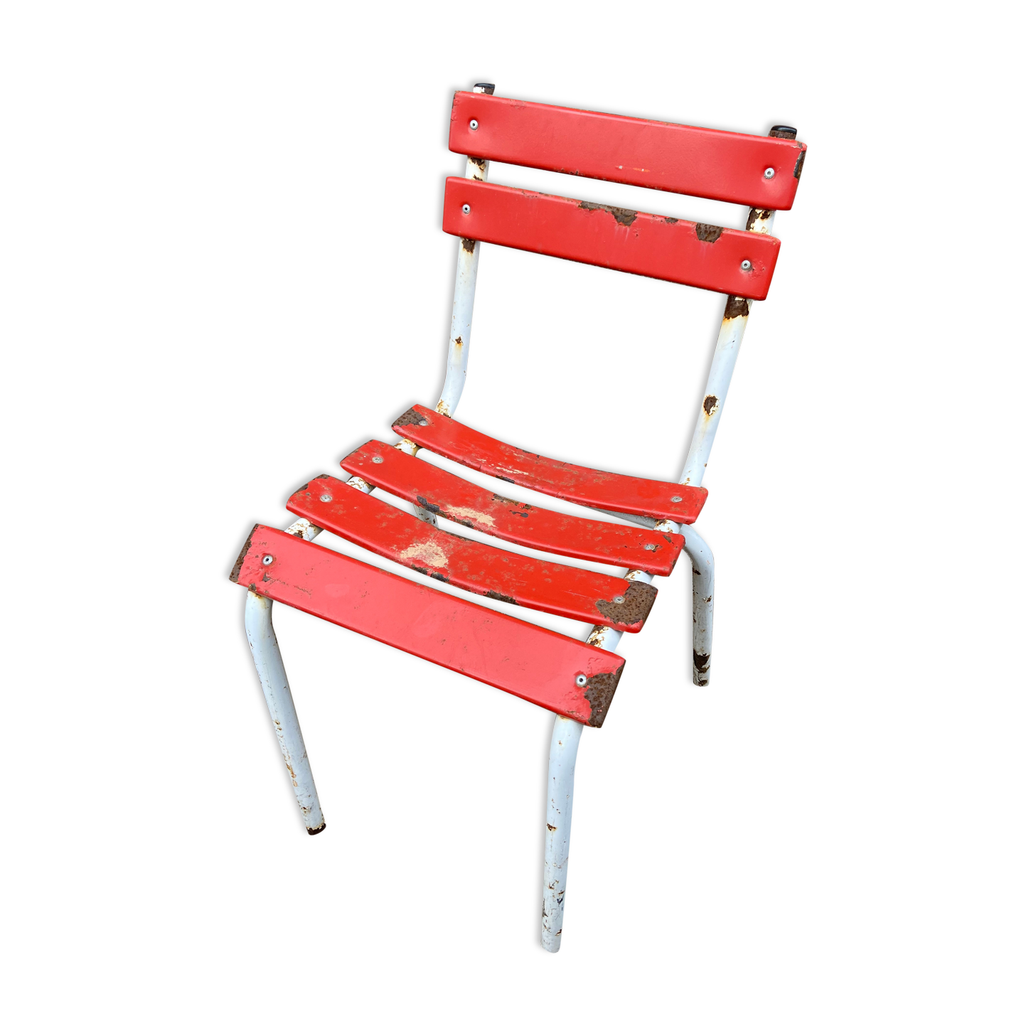 Chaise bistrot de terrasse tolix 1960