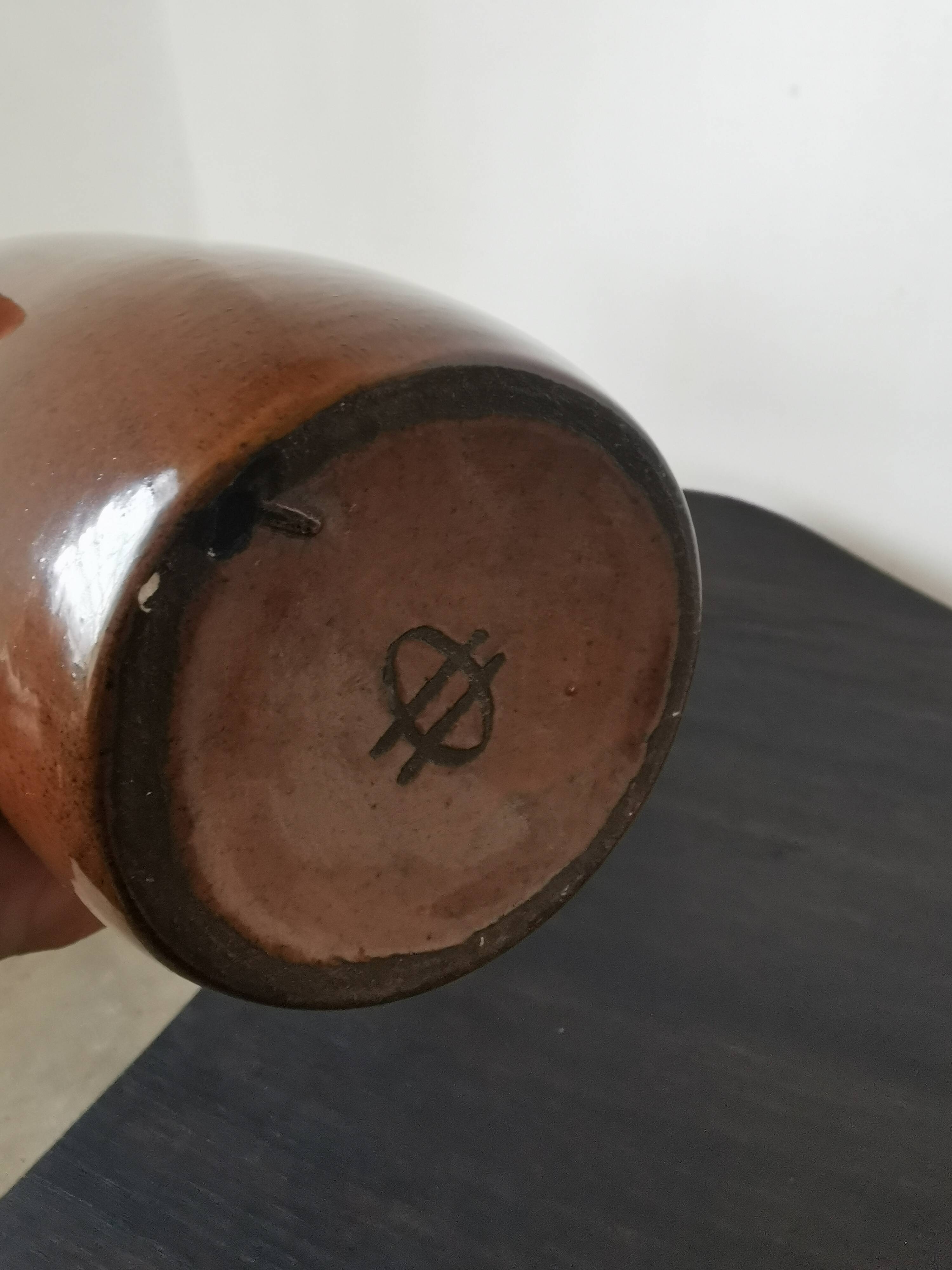 Jean Payen ceramic bottle vase