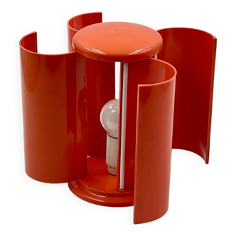 Rare Design Lamp Studio D.A. Lamperti in Orange, 1960s