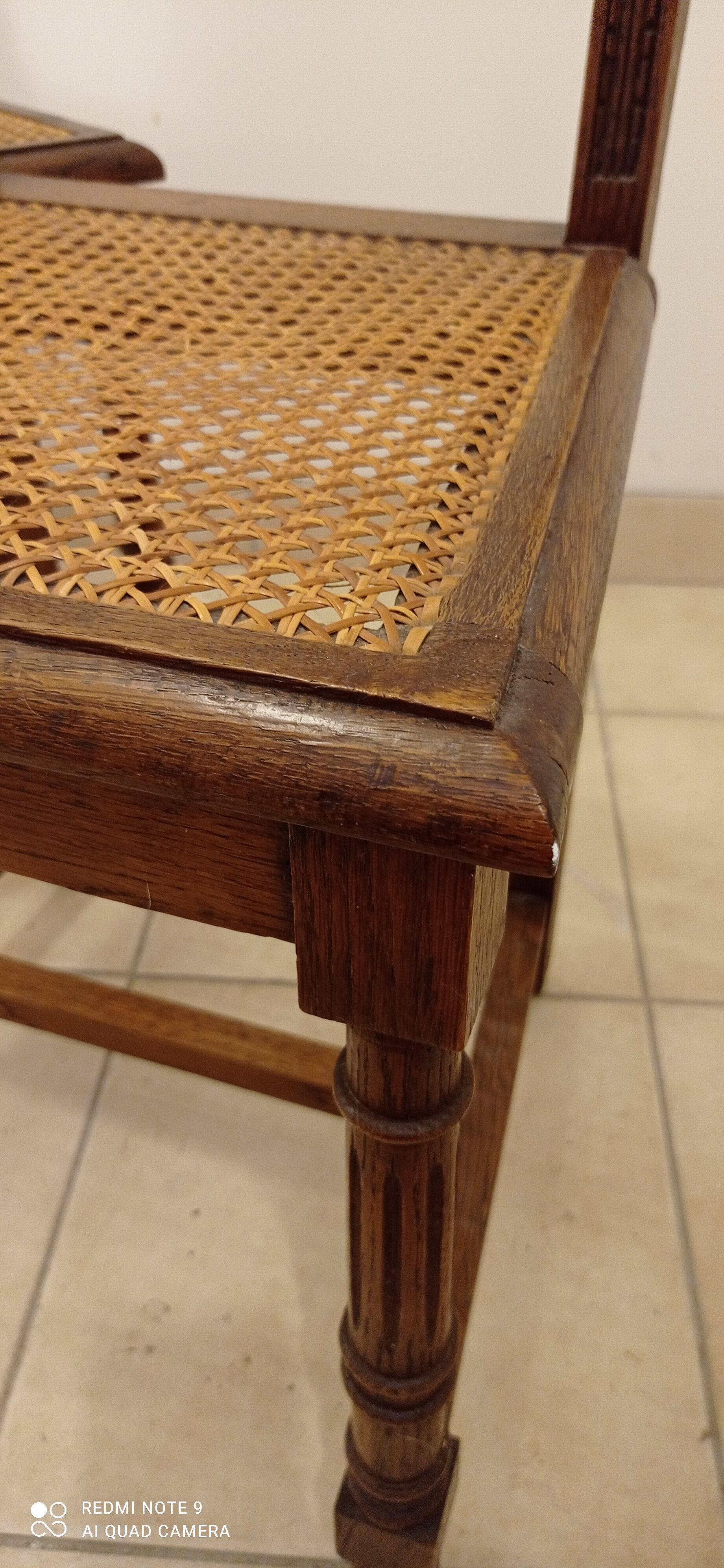 Pair of tanned chairs