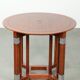 Belle table d'appoint/café ronde de style Art Déco