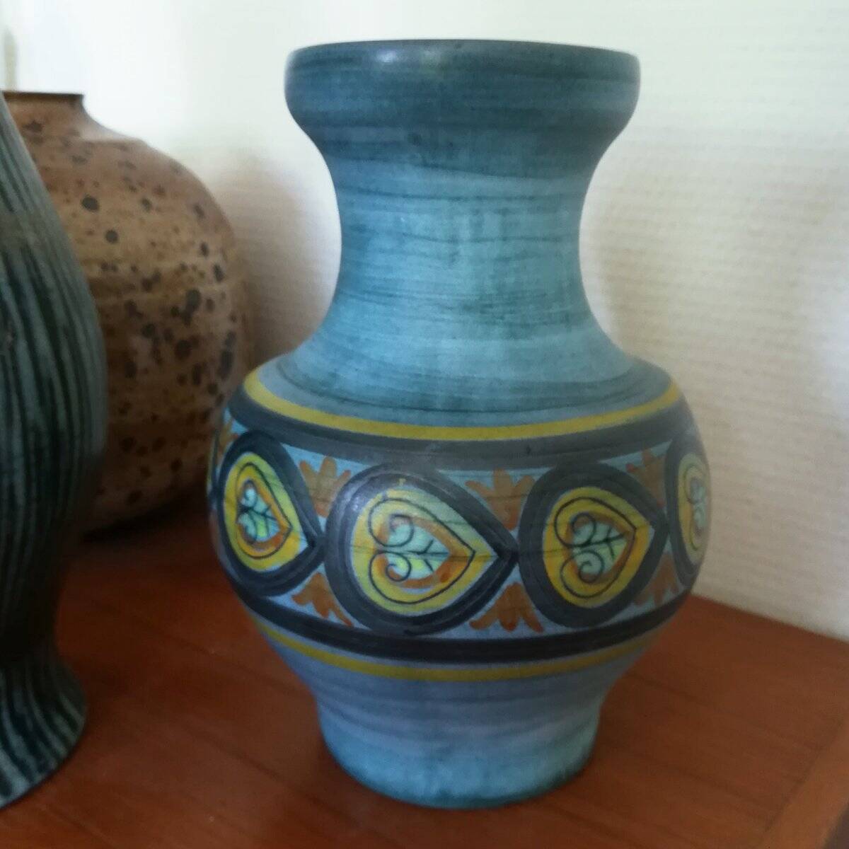 Ceramic vase by Jean De Lespinasse, model F2, France, 1960s