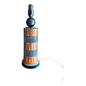 Large vintage Aldo Londi lamp base for Bitossi in ceramic 1970