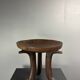 Handmade midcentury African tribal Jimma or Oromo tripod stool side table