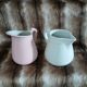 2 antique milk jugs