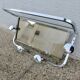 Coat rack, cloakroom, in chromed brass, 20s 30s