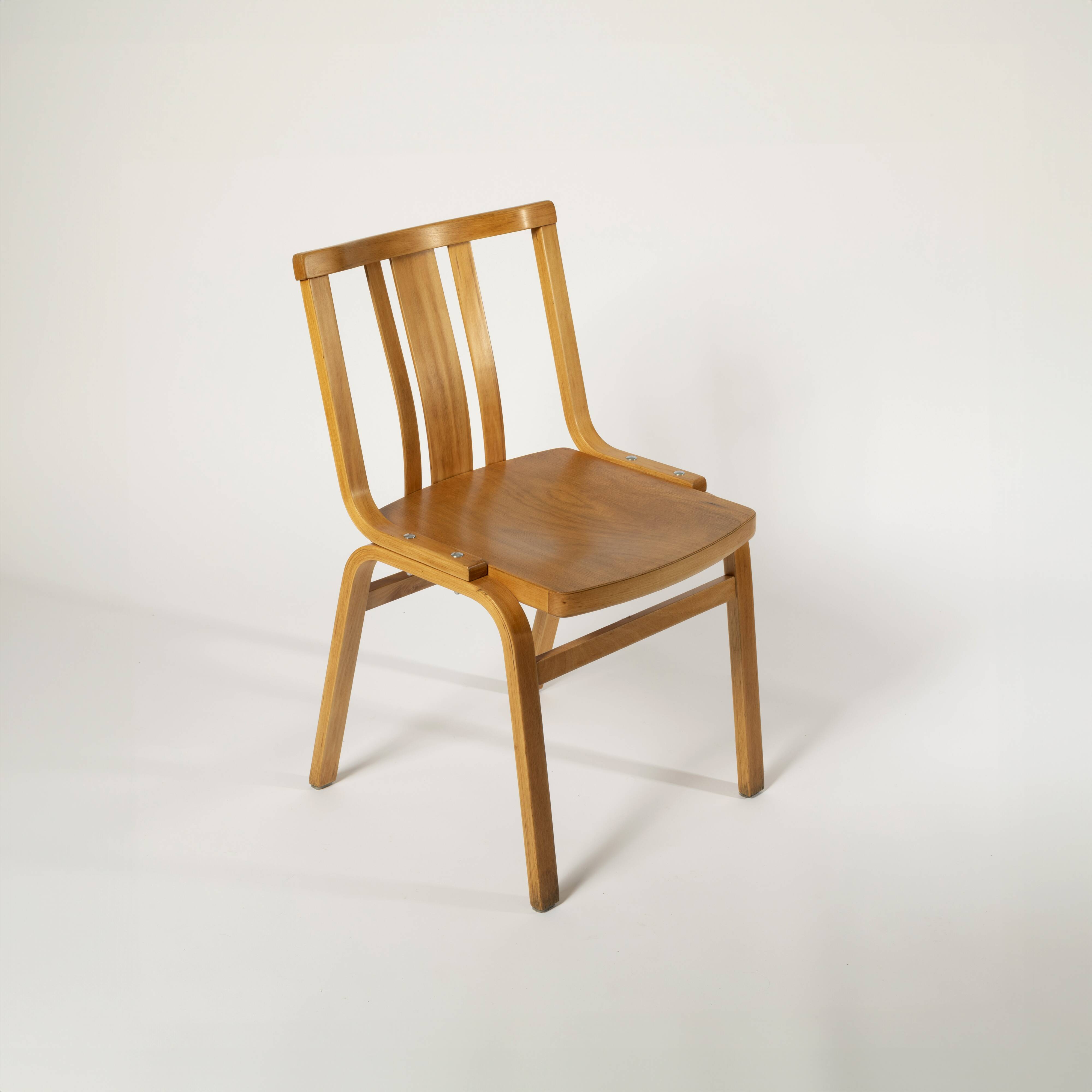 Fully restored bentwood chair by TON, Czechoslovakia, 1960s