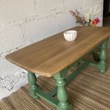 Solid wood coffee table