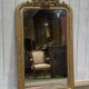 Miroir Louis XV fin XIXème en bois doré