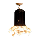 Vintage Leucos pendant lamp made of Murano glass.