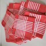 Lot 12 serviettes vintage
