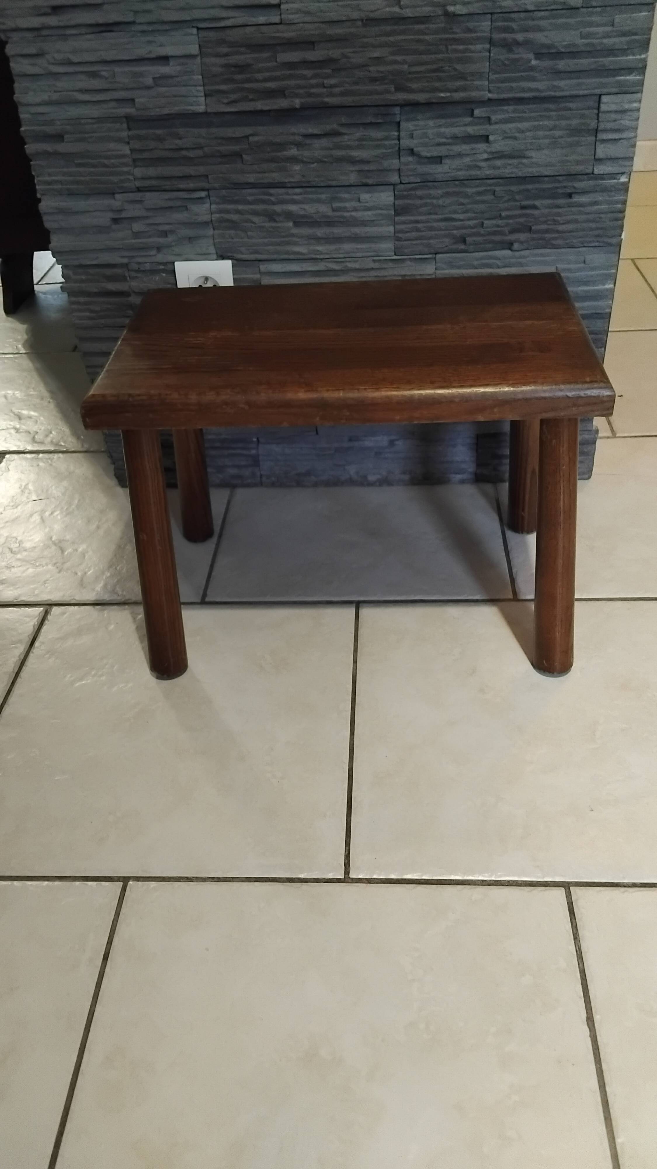 Vintage Scandinavian grand stool