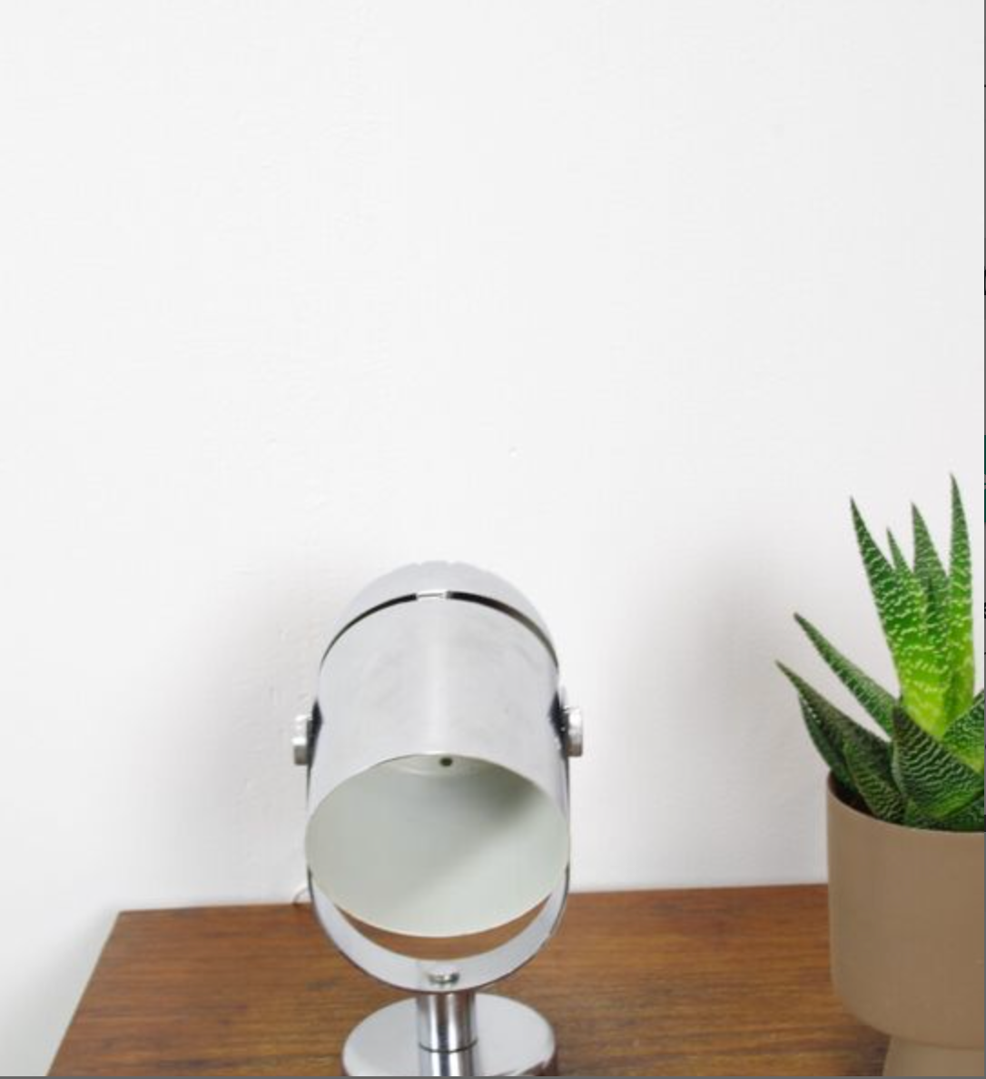 Vintage chrome wall lamp