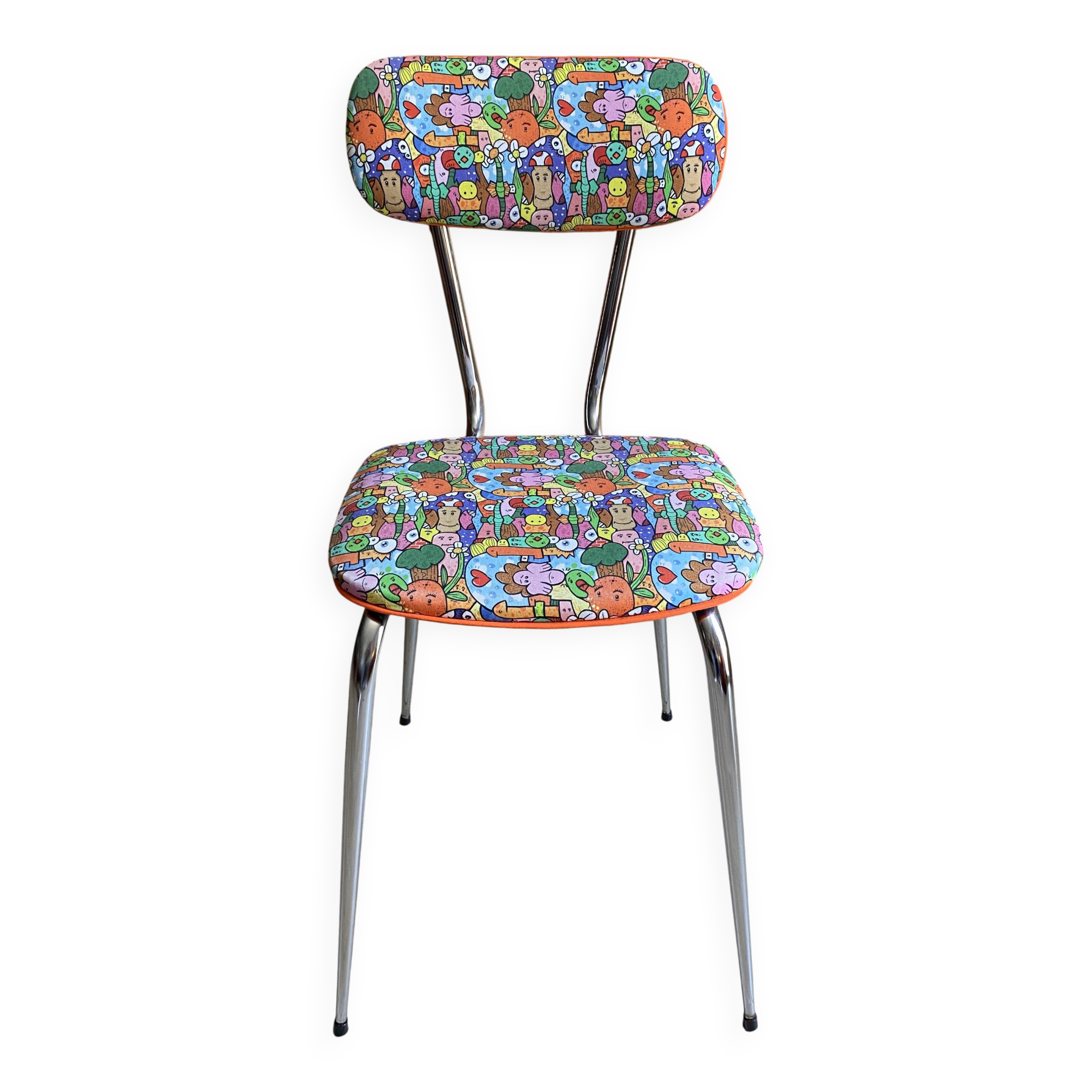 Reupholstered antique chair - Jigé limited edition