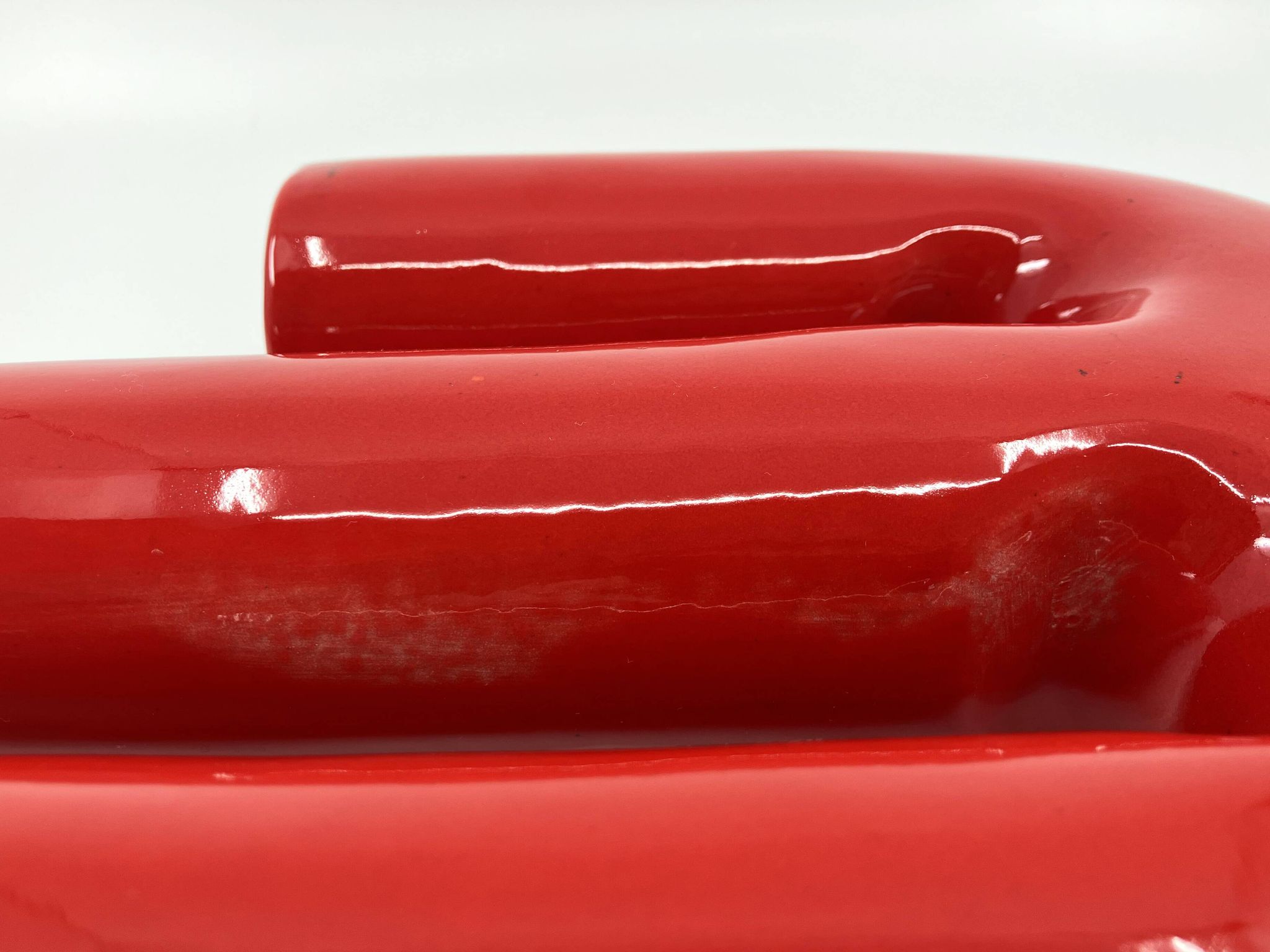 Vase with 3 necks in ceramic • space age • Italy • Circa 60/70