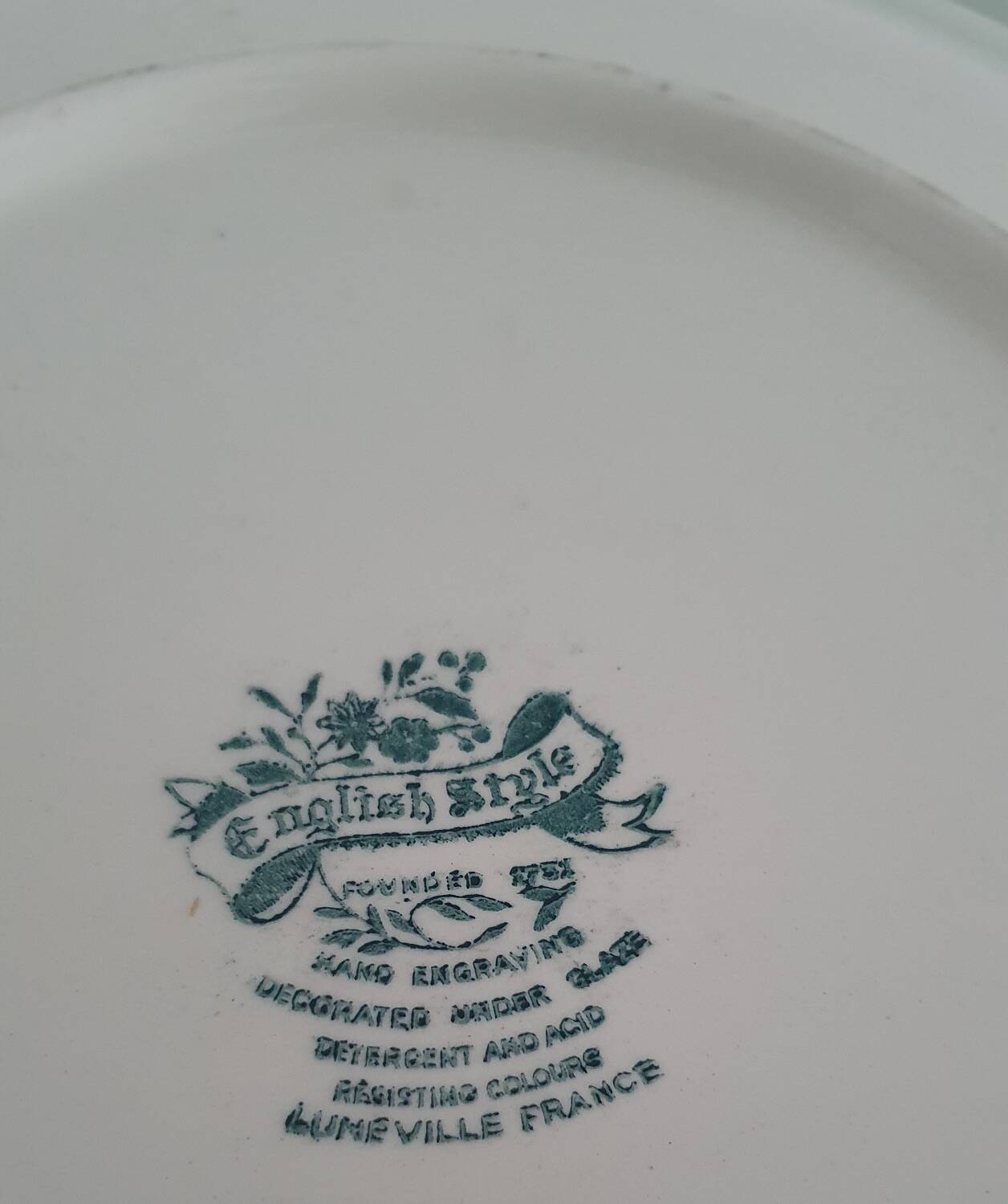 English Style Presentation Platter - Lunéville France