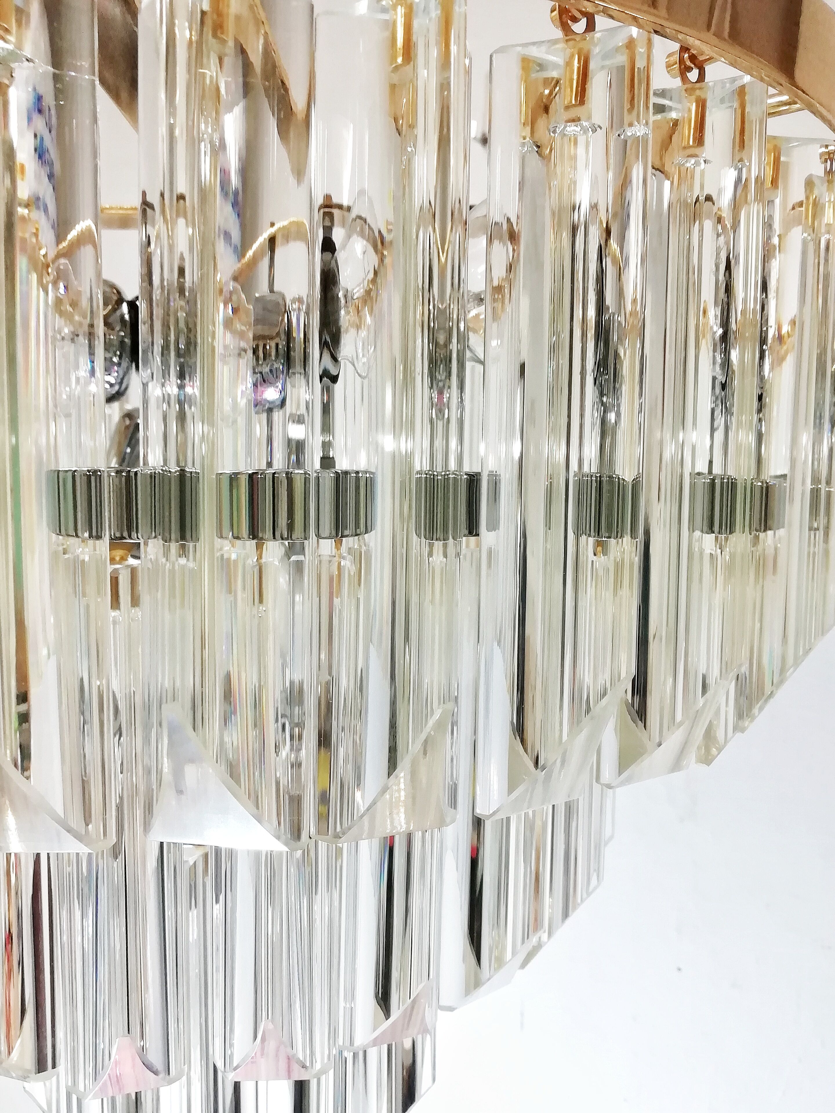 Paolo Venini Murano glass ceiling lamp