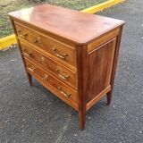 Carpenter's chest of drawers 1950 Louis XVI style