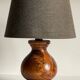 Solid Wood Lamp in a Country Style