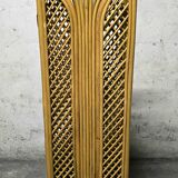 Vintage rattan and bamboo screen 1950/60