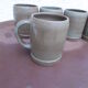 Lot of 5 stoneware mugs from Dreux K. Balogh