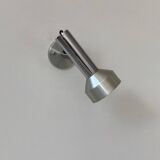 Applique vintage orientable, chrome et métal brossé, France, 1970