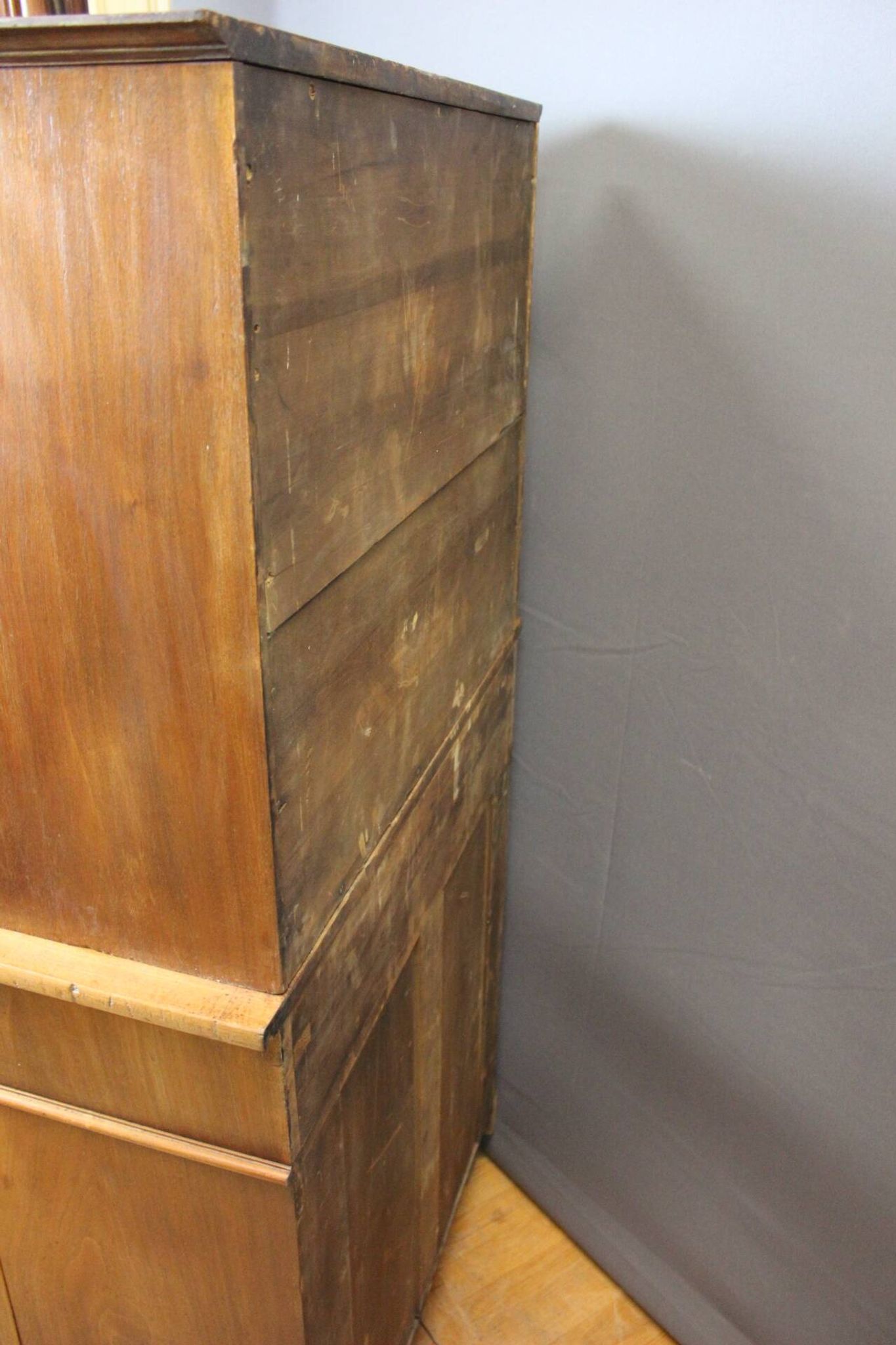 Late 19th century walnut dentist's cabinet