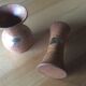 2 sandstone vases
