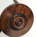 Wooden stool turned tripod foot