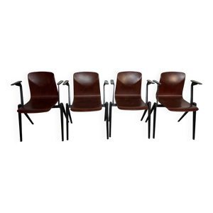 Lot de 4 chaises Pagholz® - accoudoirs