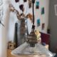 Suspension en verre vintage