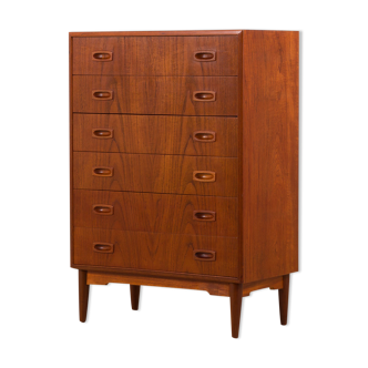 Danish mid century dresser in teak, 1960s