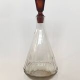 French Deco carafe with set of 12 apéro glasses